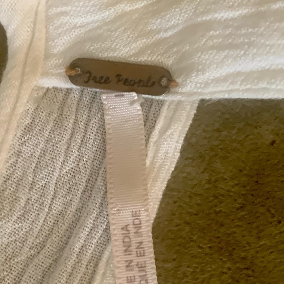 Free People white Boho romper, one piece - Picture 6 of 9